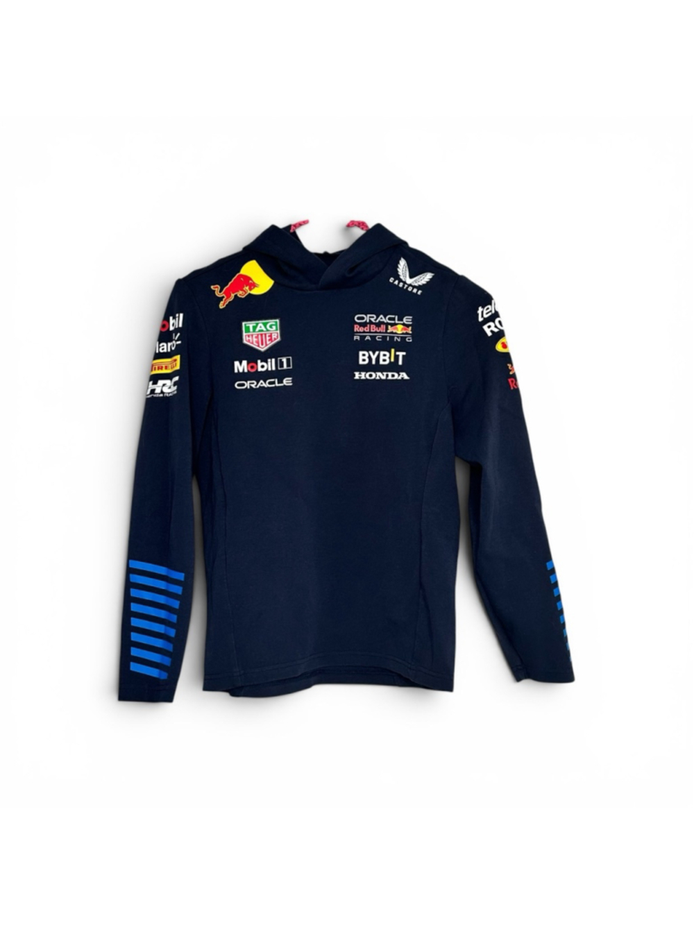 Red Bull Racing F1 Castore Kid’s team pullover hoodie Navy